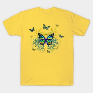 Artistic Butterfly Decoration T-Shirt